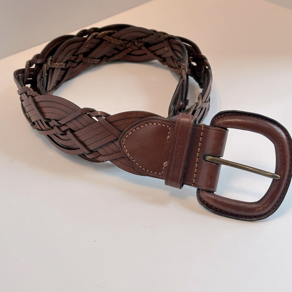 Ralph Lauren braided leather belt
Brown
Sz M